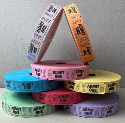 Admit one raffle - tickets, 1